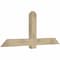 Ekena Millwork Eugene Rough Sawn Timber Gable Bracket, Douglas Fir, 72"W x 30"H x 4"D x 6"F, 10/12 Pitch GBW072X30X0406EUG00RDF - alternate 2